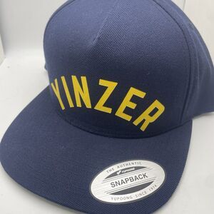 Yinzer Pittsburgh Steelers Baseball Hat Cap Strap Back Black One Size Football